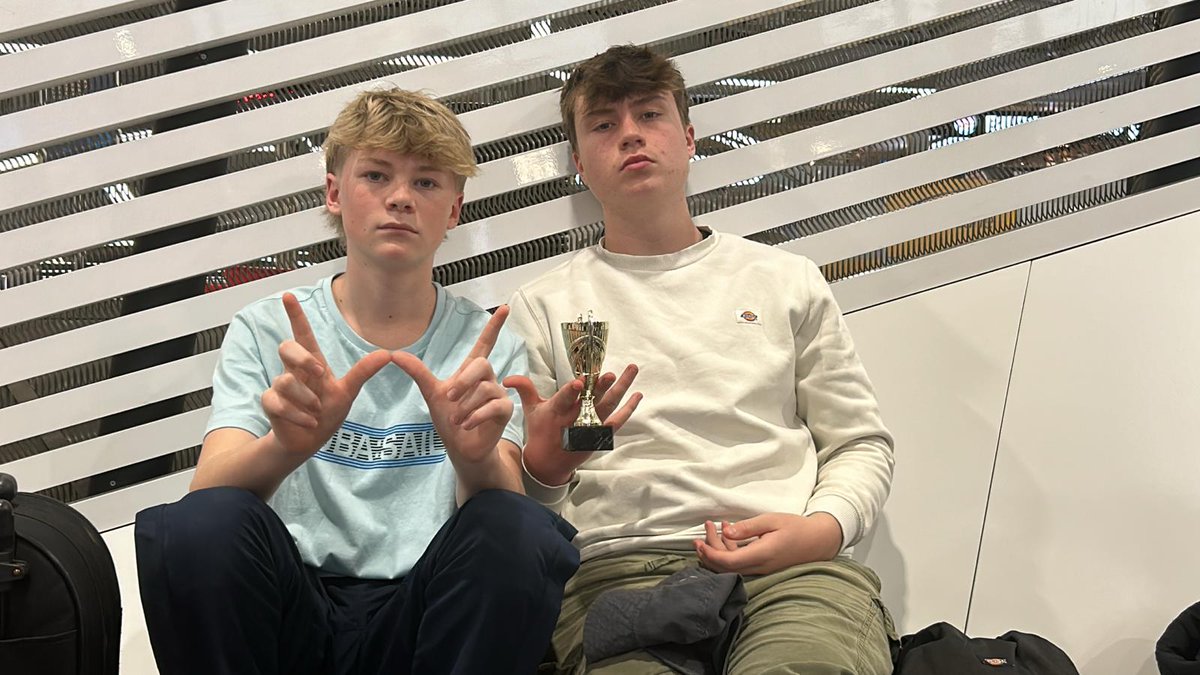 Safely at the airport and on our way home. Last minute victory for Mrs Lewis' Taskmaster team! #monktonTPE