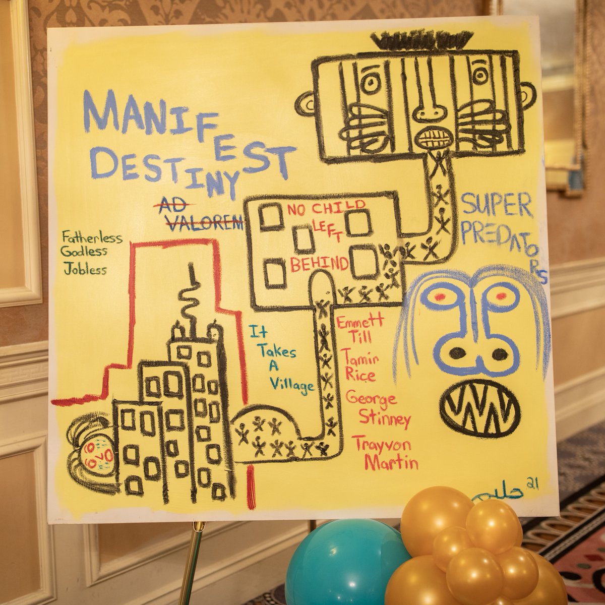 Since coming home in 2019, @TheRealHalim has become a renowned artist, writer, and advocate.

While his art often deals with themes of racism, oppression, and mass incarceration, his mantra “Love is the Vaccine” is evident throughout his body of work. #BlackHistoryMonth