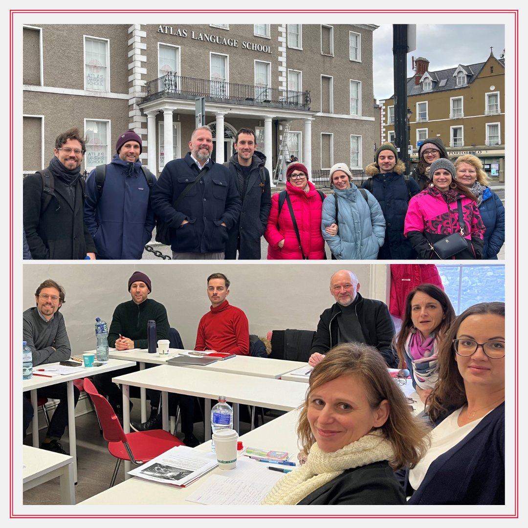 Atlas_Dublin's tweet photo. Last week we hosted a group from PH NÖ, an Austrian teacher training university in Baden, on our new English for Academics course. There was a mix of academic training, with focus on topics like #AI in Education and Delivering Engaging Lectures, plus cultural visits in #Dublin. https://t.co/thup0Jd1vY
