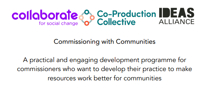 Collaborate (@collaboratecic) on Twitter photo After the success of our pilot last year <a href="/CollaborateCIC/">Collaborate</a> <a href="/UCL_CoPro/">Co-Production Collective</a> <a href="/IdeasAlliance_/">Ideas Alliance</a> are now taking applications for the second cohort of our Commissioning with Communities programme.
Deadline for applications is 26th Feb.
collaboratecic.com/wp-content/upl… After the success of our pilot last year <a href="/CollaborateCIC/">Collaborate</a> <a href="/UCL_CoPro/">Co-Production Collective</a> <a href="/IdeasAlliance_/">Ideas Alliance</a> are now taking applications for the second cohort of our Commissioning with Communities programme.
Deadline for applications is 26th Feb.
collaboratecic.com/wp-content/upl…