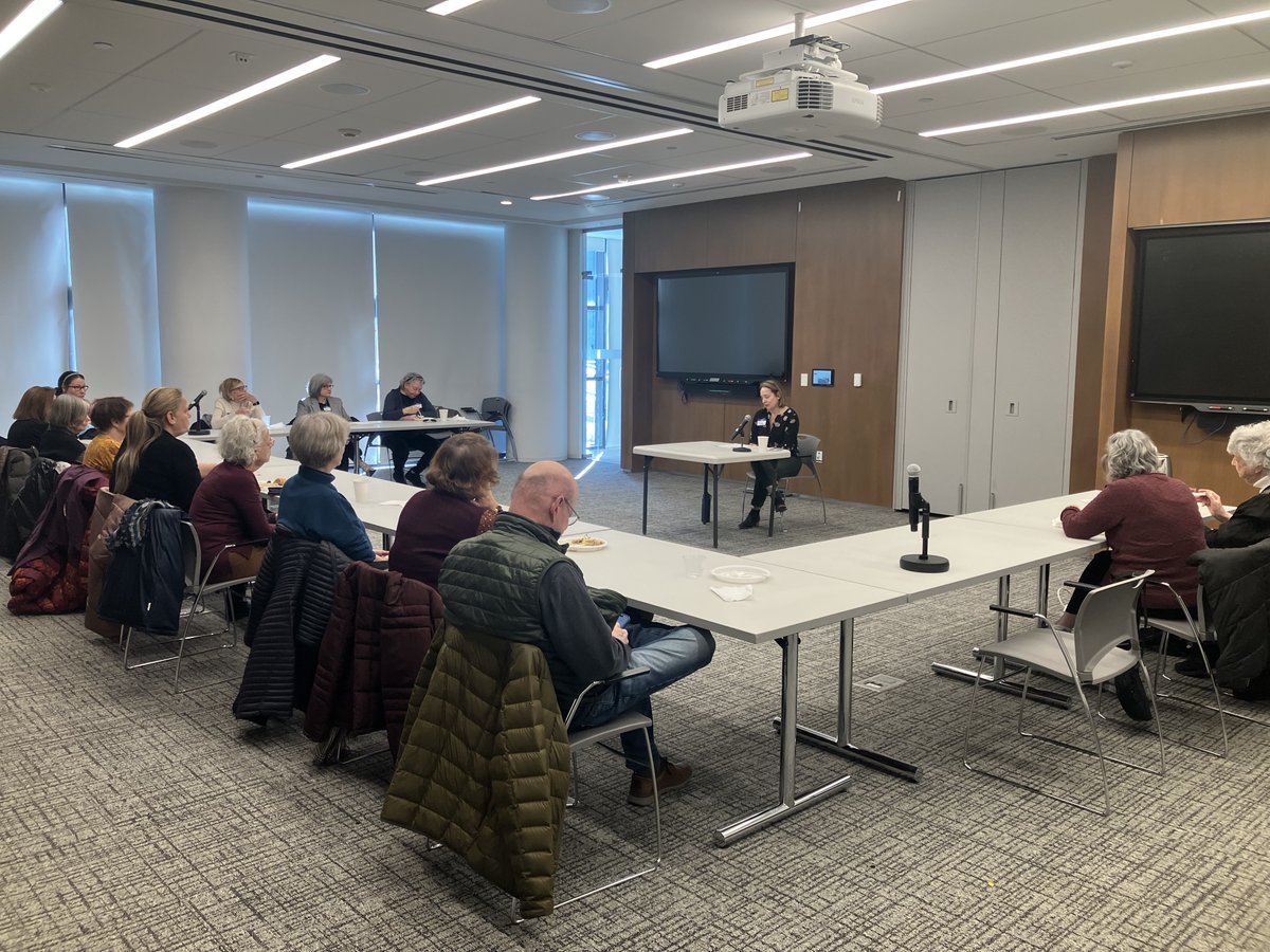 Our Executive Director Rachel Levine recently spoke at the Wechsler Center for Modern Aging at the @MM_JCCManhattan about housing and homelessness in NYC. She also shared information about Nazareth Housing and how to get involved in our #homelessnessprevention efforts.