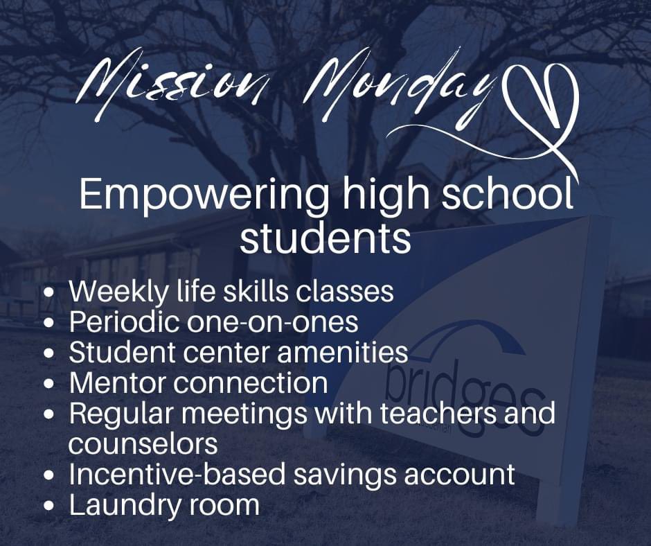We strive to empower our students as much as we can. Next Monday, we’ll move forward to the next part of our mission. Stay tuned! #missionmonday #bridgesnorman