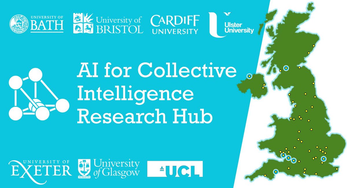 Ulster University's HCC team joins AI4CI Hub led by Prof Seth Bullock, focusing on Infrastructure and Governance. Learn more at ai4ci.ac.uk. #AI4CI