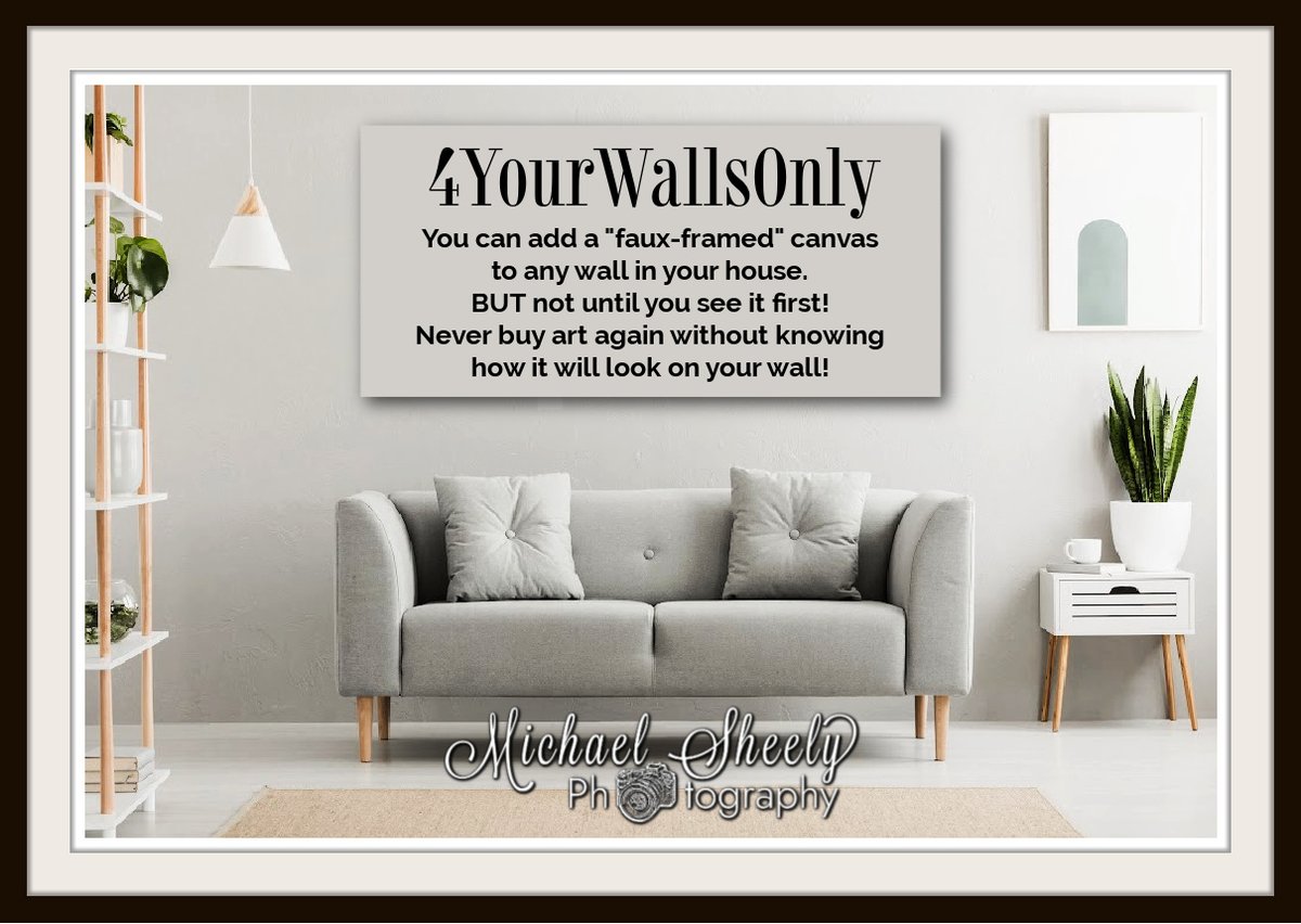 sheelyma's tweet photo. You send me a picture of the space you want to fill, and I'll return it with a facsimile of what might look great on the wall. You agree. I order it and you hang it.   It's that easy.  Message me. here or on Facebook @Michael Sheely Photography. #4yourwallsonly https://t.co/9k1FFpqf6S