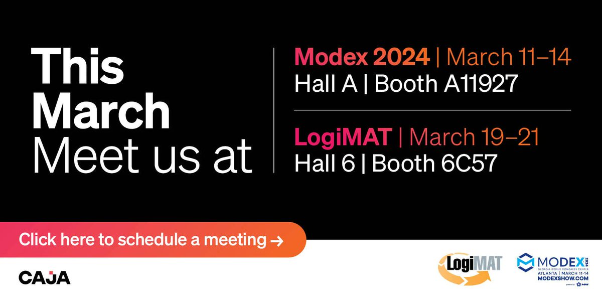 If you’ll be at #MODEX2024 or #LogiMAT next month, be sure to come and meet us! You’ll get to experience the future of #warehouse management firsthand. 
Our team will be there to answer your questions.
tinyurl.com/4h689n2m