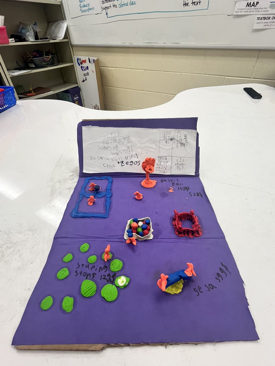 Mr_Espo_'s tweet photo. The Module 3 Math Unit marked a new ADDITION to #TeamEspoโs daily routine: Math Projects! Students applied their understanding of #additionstrategies, namely adding #partialsums & #decomposing 3-digit numbers, to map #railways๐ & propose #playgrounds ๐ in our new time slot. https://t.co/lFlRO4ieFK