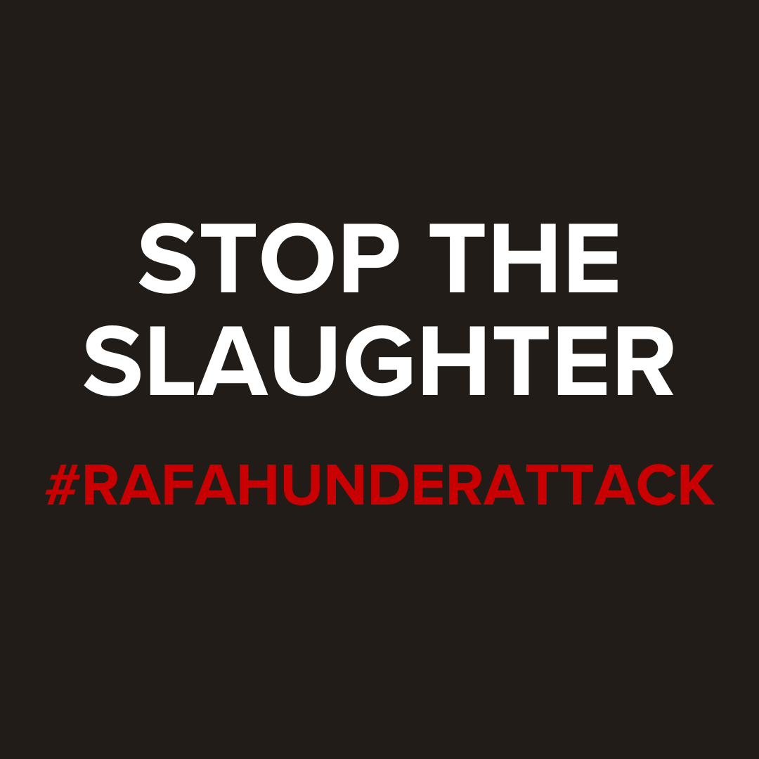 There is nowhere left for Gazans to go. An assault on Rafah will risk mass casualties for 1.3 million people sheltering there. @RishiSunak must act to stop the Israeli offensive, end all military support for Israel, and call for an immediate ceasefire. #RafahUnderAttack