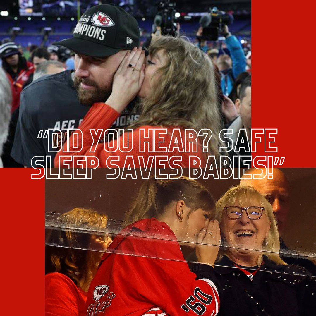 IowaSids's tweet image. Ok this is the last super bowl safe sleep meme we promise! 😆

Taylor is telling everyone! Safe sleep is no secret! Make sure your baby is sleeping safely for every sleep- ALONE, BACK, CRIB! ❤️💛