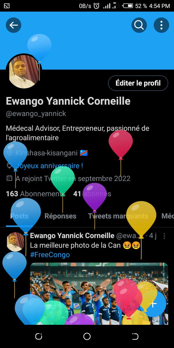 😍 des ballons 
Joyeuse fête d'anniversaire a moi