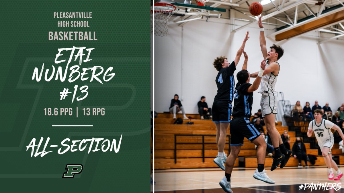 Congratulations Etai on being selected as an All-Section player this year. Your hard work improving your skills has certainly paid off. We look forward to watching you during play-offs. <a href="/PVilleAthletics/">Pleasantville Athletics</a> <a href="/DirectRays/">Ray Gallagher 🇺🇸</a>
