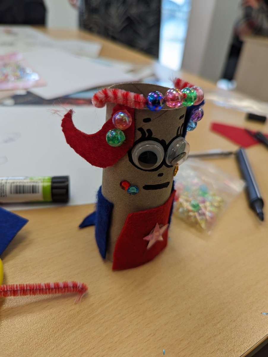 sampad_arts's tweet photo. We've been busy making superheroes with young people today at Dolphin Women's Centre. The workshop is happening as part of the 'Marvel at My World' exhibition - we'll be it repeating at tomorrow's FREE family day at @LibraryofBham

 https://t.co/2LcwJkA56Z https://t.co/WLQhXOLjsI