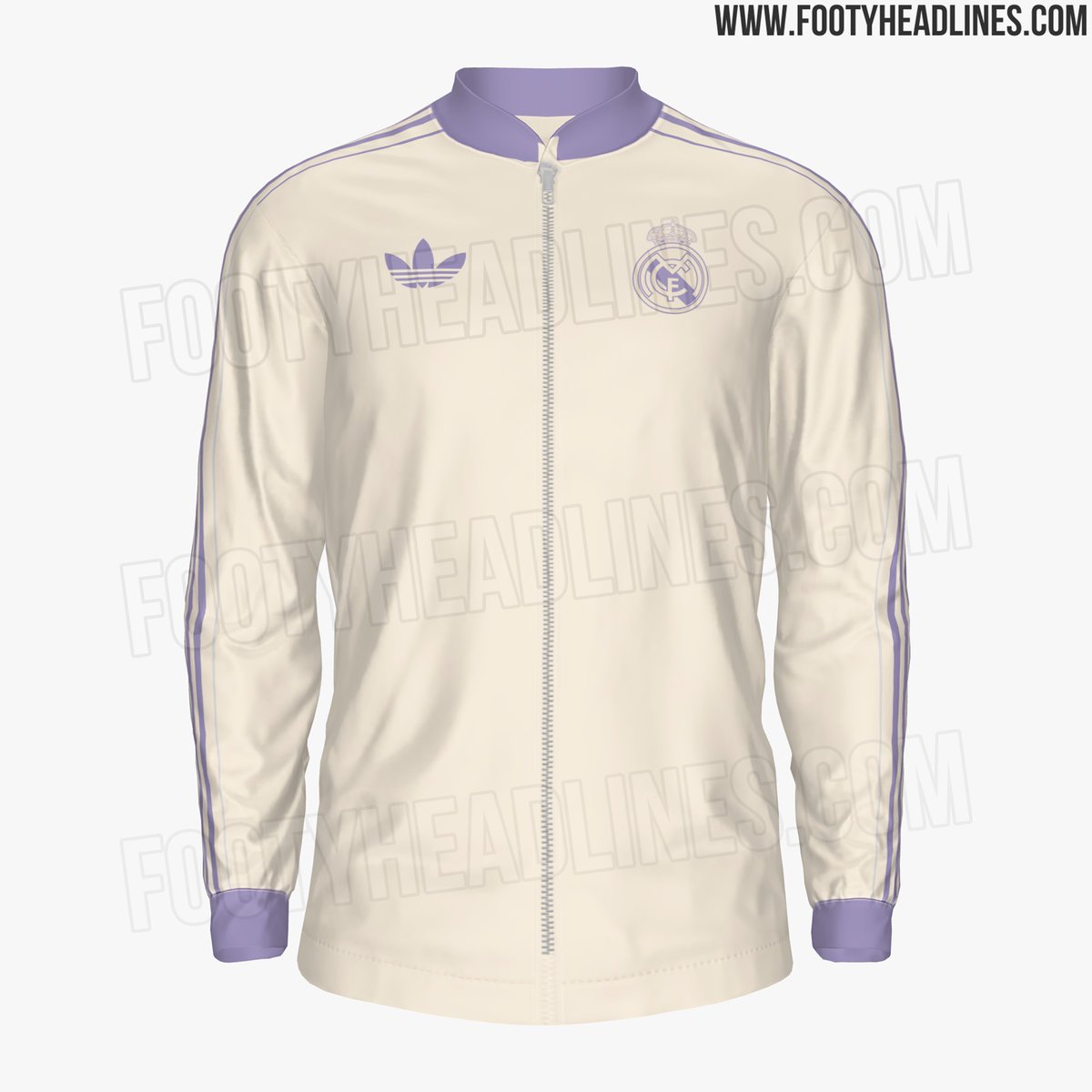 MadridXtra's tweet photo. 👕👀 Real Madrid 2024 Retro Jacket, expected to be released soon. @Footy_Headlines https://t.co/PAP0PnvKig