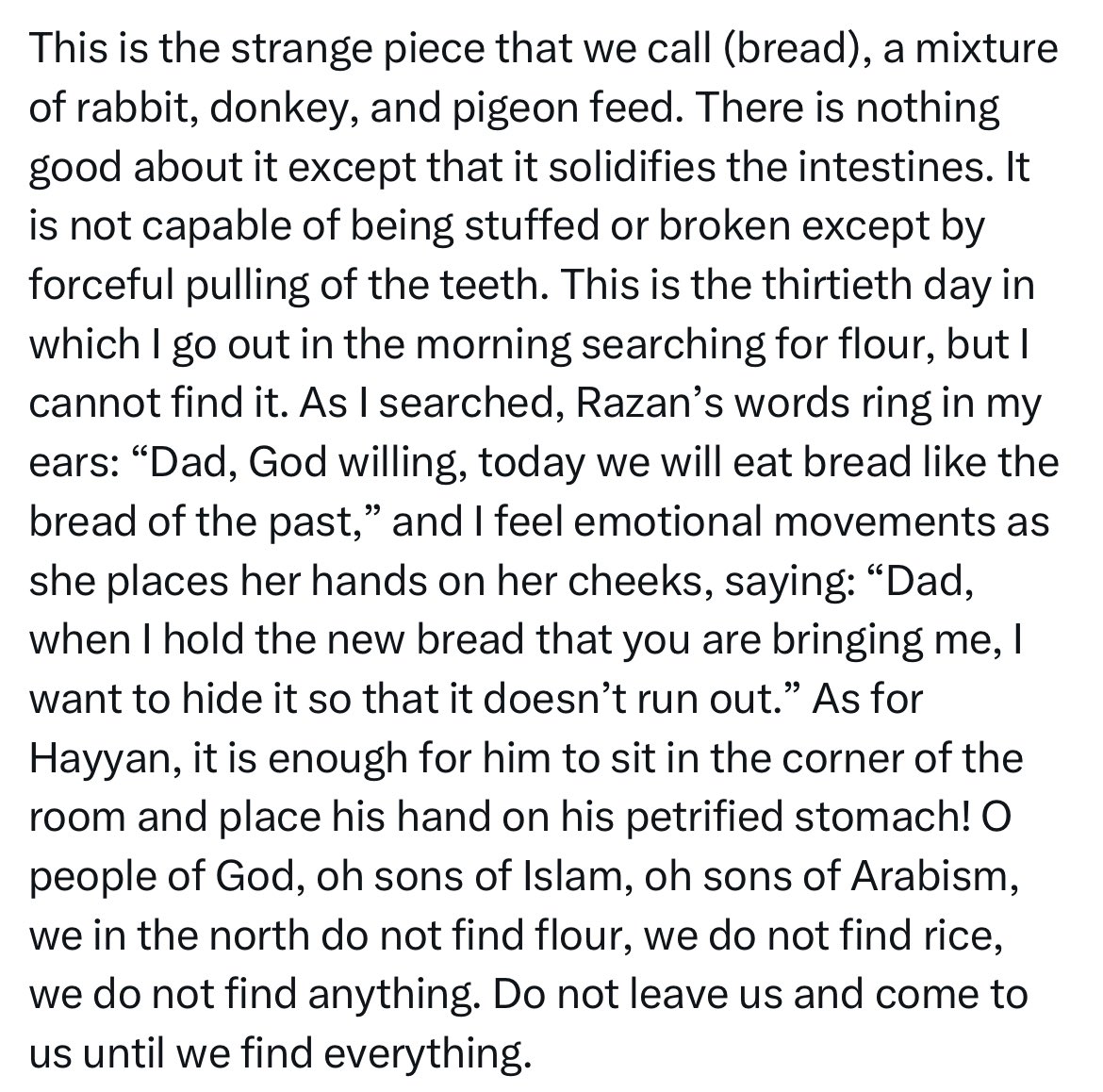 Every Arabic tweet from Gaza now describes other-worldly suffering