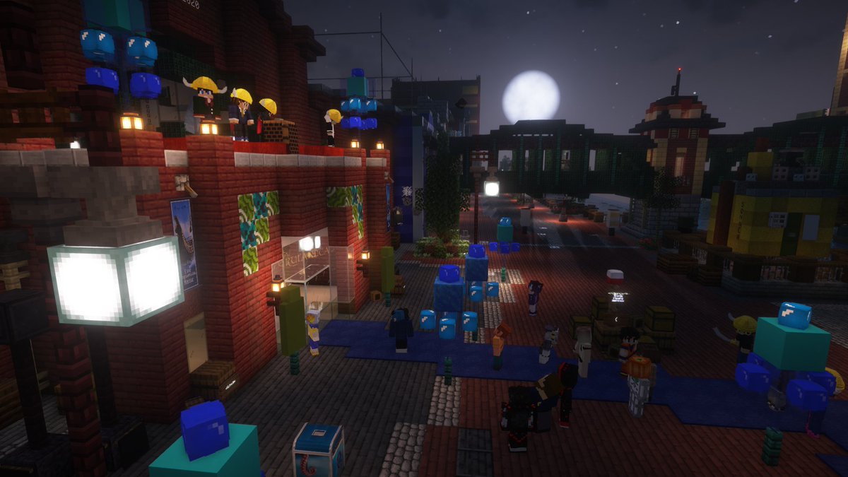 Here are some amazing pics from our re-opening. We're so pleased to finally #welcome back visitors and see you make incredible memories again! 💙 #Minecraft #EPatHome