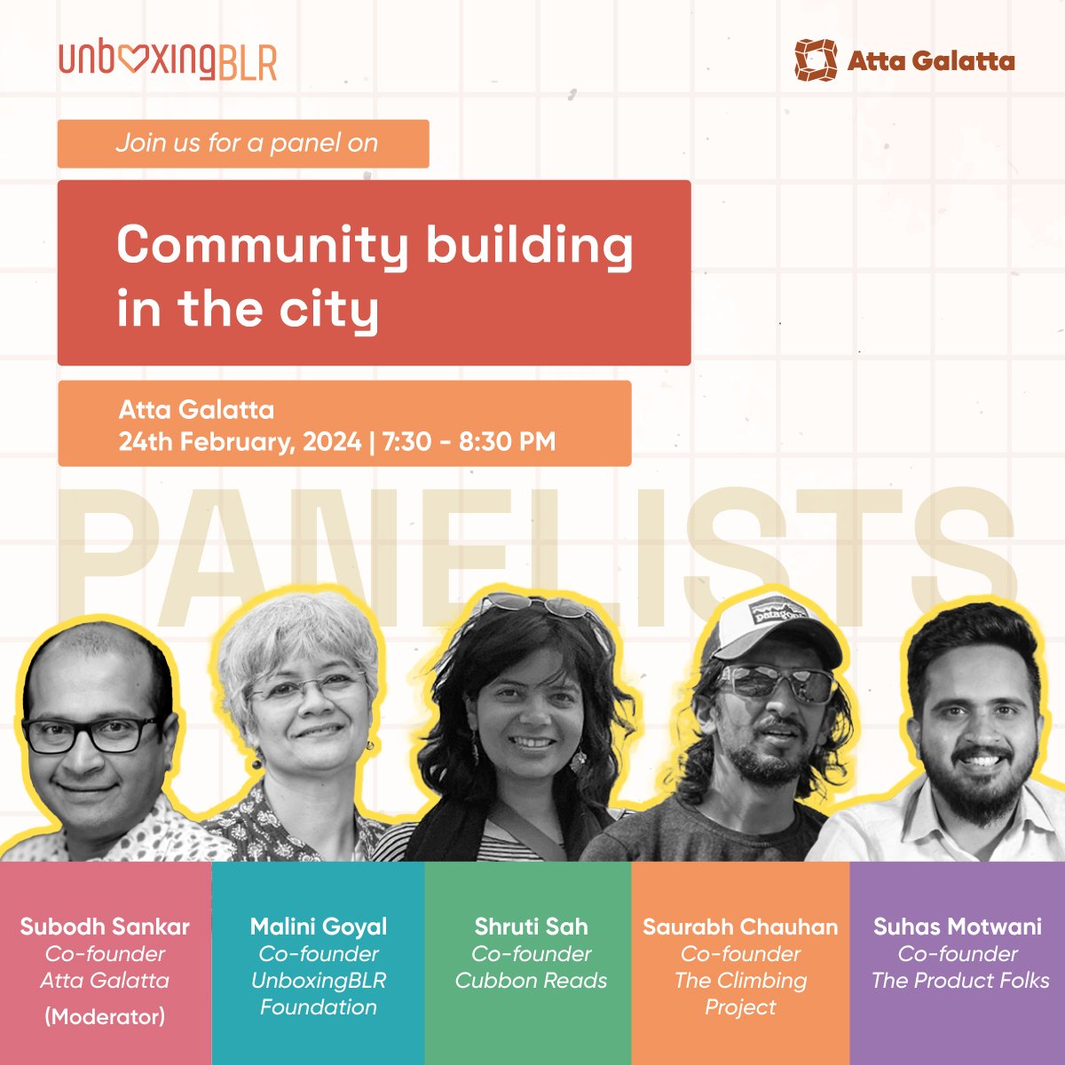 *EVENT ALERT* Community is the buzzword for 2024. Everyone is looking for a place they belong to, a place they can call home. For a lot of people, this place is Bengaluru. But, what is it that makes Bengaluru so inclusive? Why is it so conducive to building a community in this