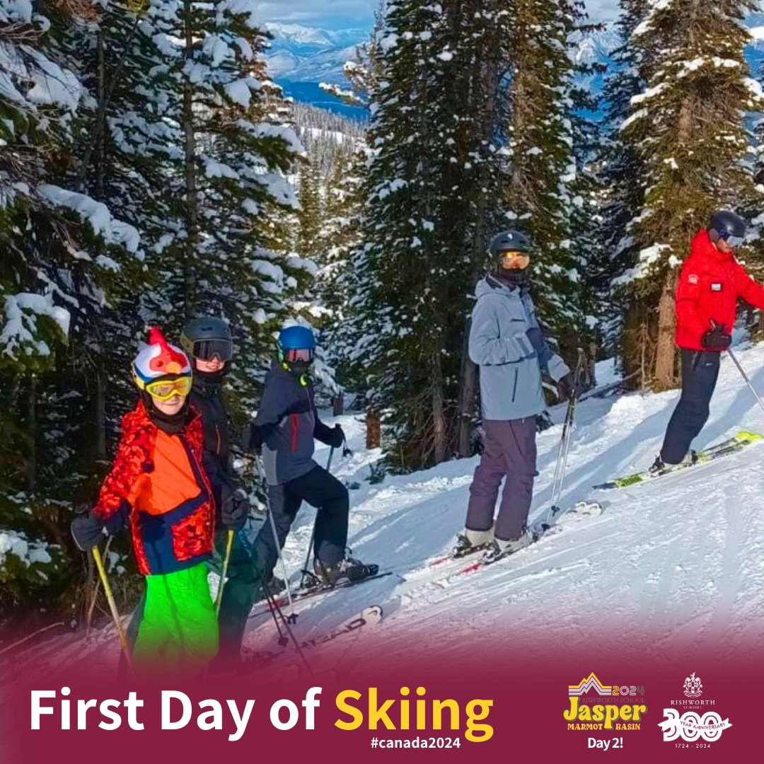 Rishworth1724's tweet photo. 🇨🇦 Updates from Canada - Our students enjoying their first day of skiing and boarding in the Marmot Basin this weekend! It looks like they are having a blast on the slopes already! ⛷️

#skiing #skitrip #canada2024 #rishworthskiclub #rishworthschool https://t.co/CXXQfQP53S