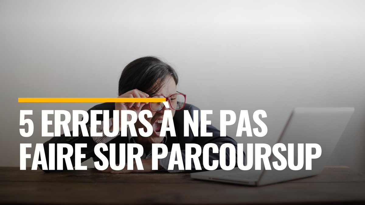 ‼️ LES ERREURS A NE PAS FAIRE SUR PARCOURSUP ‼️
❌ Ne faire qu'un seul vœu
❌ Copier-coller ses lettres de motivation
❌ Attendre le dernier moment...

Suivez le guide de l'Etudiant pour ne faire aucune erreur sur Parcoursup ! ⤵️🫨

🔗 letudiant.fr/etudes/parcour…