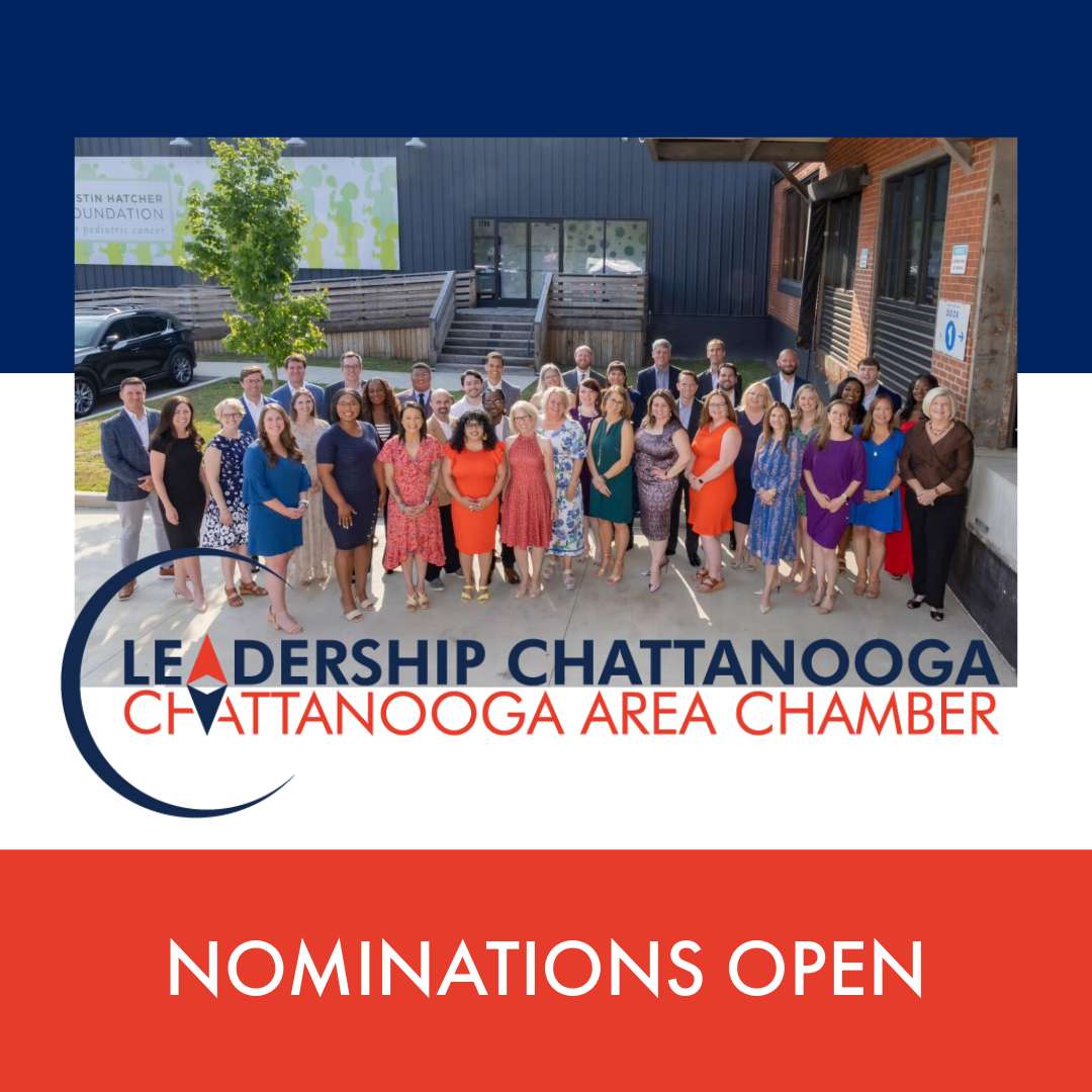 Nominate your favorite industry professional for our Leadership Chattanooga Class of 2025: chattanoogachamber.com/leadership-dev…