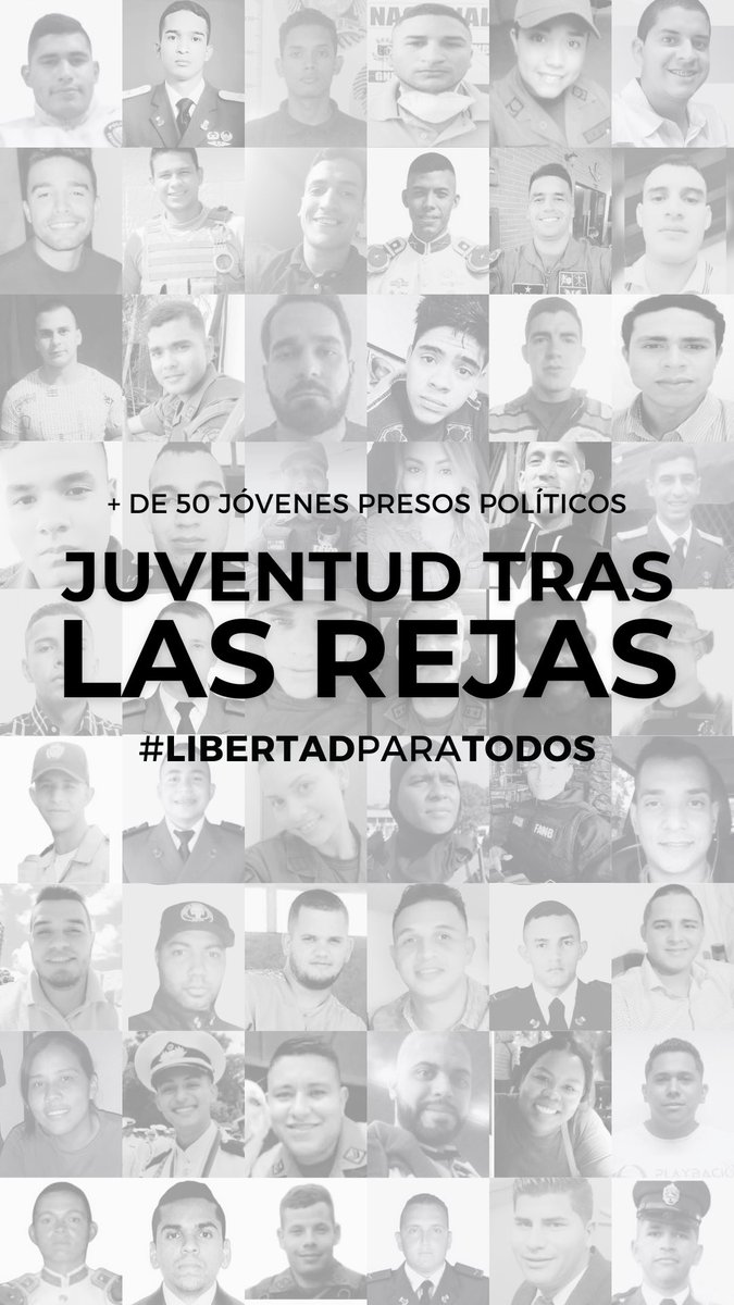 objuve's tweet photo. Hoy nos convertimos en la voz de los presos políticos jóvenes, quienes se encuentran injustamente en prisión. Han sido sometidos a largos y dolorosos procesos, siendo víctimas de violaciones sistemáticas a sus #DDHH.
#JuventudTrasLasRejas https://t.co/lW7wcFsbzE