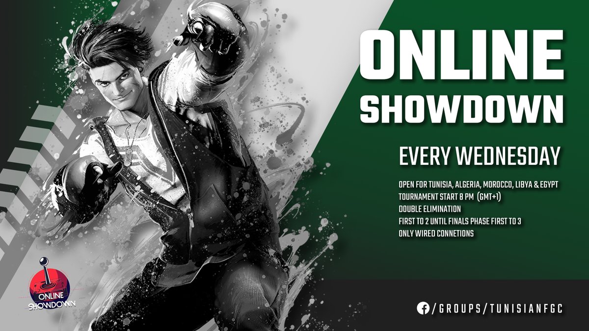 Online Showdown 1.15!
The Street Fighter 6 Online tournament!
Wednesday, 14/02 @ 8:00 p.m. GMT+1
THIS TOURNAMENT IS OPEN FOR🇹🇳🇩🇿🇲🇦🇱🇾🇪🇬
Registration: challonge.com/fr/OS_sf6_115
Matcherino link : matcherino.com/t/tfgc_
Rules &amp; details in Challonge description
#SF6 #FGC