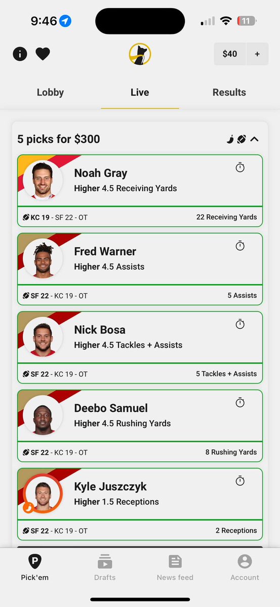 loganpowers22's tweet photo. @UnderdogPicks cmon man fix your app https://t.co/hMzQYpLAyO