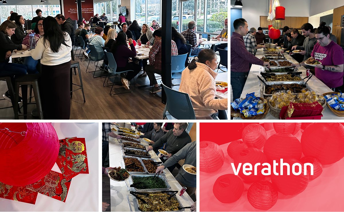 Happy Lunar New Year! May your year be filled with prosperity, joy, and endless opportunities! We rang in the Year of The Dragon at Verathon by gathering together for a traditional lunch and exchanging red envelopes! Thank you all who joined the festivities. 🐲🧧 #verathon