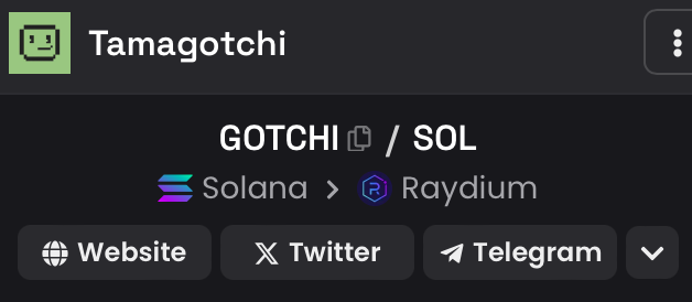 $GOTCHI's DexScreener socials are now up-to-date.

Thanks <a href="/dexscreener/">DEX Screener</a>!

dexscreener.com/solana/evbd8sk…