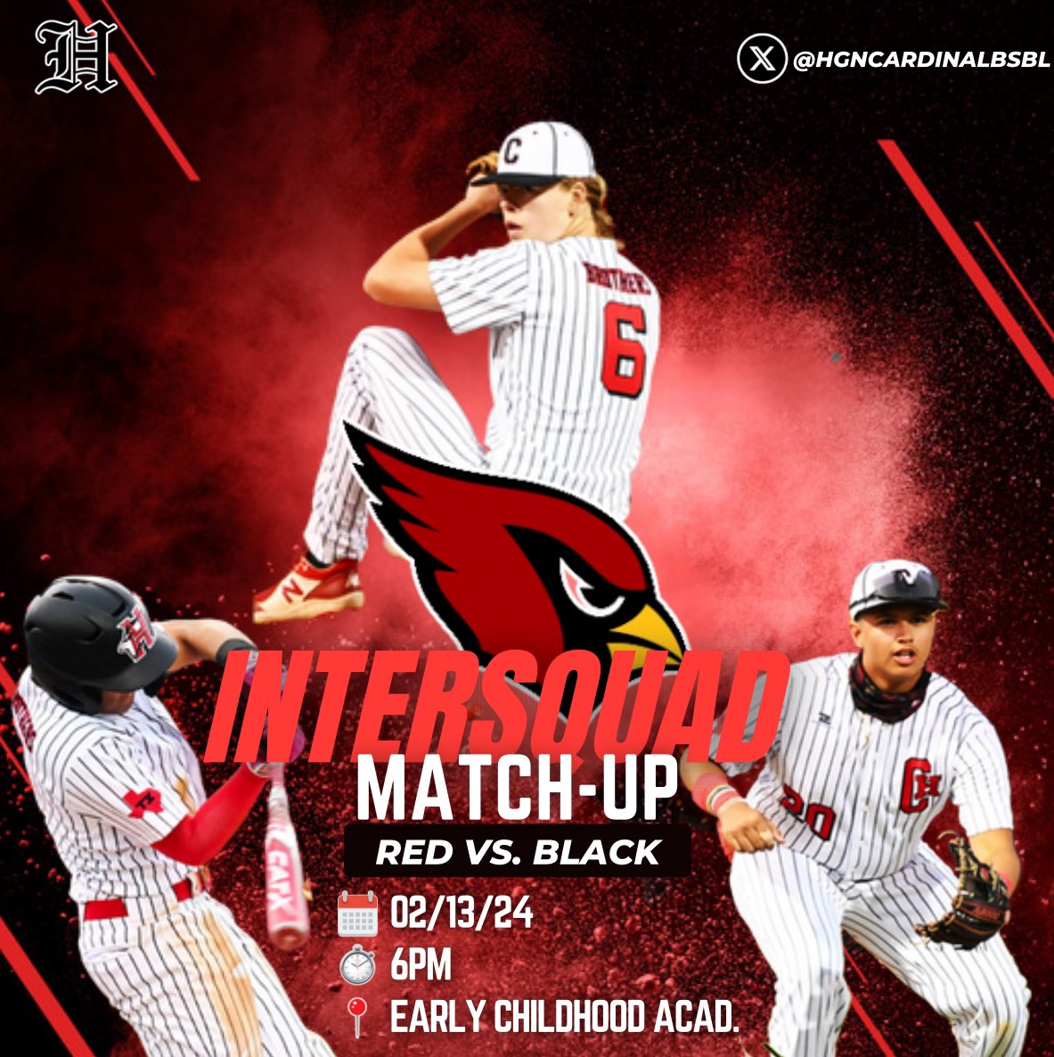 eddiejf10's tweet image. Should be a fun one! 🔥 Come out and show our kids your support! ⚾️ #CardinalGrit #WinReps 

@HgnCardinalBsbl 
@HHSBaseball2024 
@HCISD_Athletics