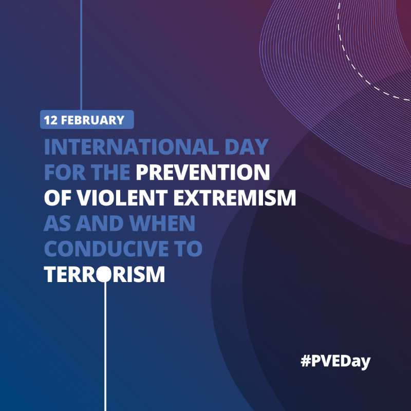 OSCE's tweet photo. Preventing violent extremism and radicalization leading to terrorism (PVERLT) is a vital part of the OSCE’s anti-terrorism activities. 

Learn how the OSCE addresses PVERLT to promote peace and security.

#PVEDay