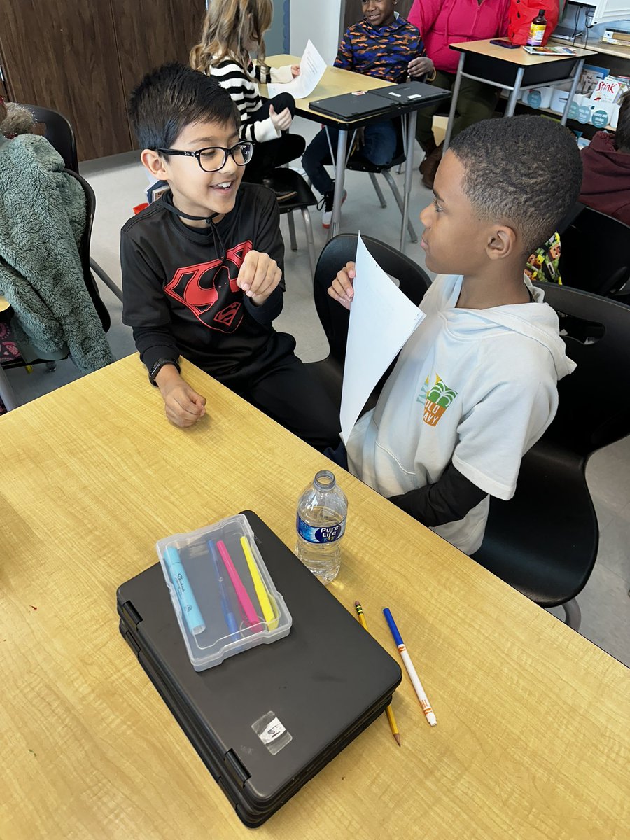 baristondo1's tweet photo. Launching our new writing unit. Partners read their passage together and took turns after reading telling each other what they learned in different subtopics, while the other partner checked the text to make sure they included the details. https://t.co/OorWrbofYo