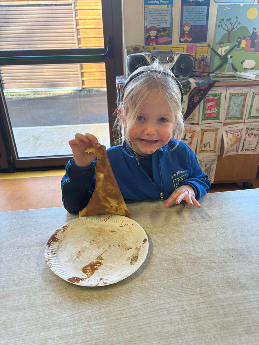 Parteen_School's tweet image. Pancake Monday is a thing, yeah? 🥞🍫

#pancakes #funfactory #mondaymadness