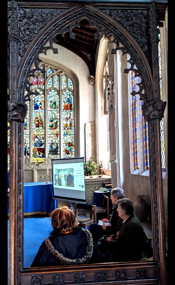 So lovely to be invited to talk about the museum in such beautiful surroundings this afternoon.Thank you .@standrewschip.St Andrew's Church Mothers' Union @Chippenhamtcl