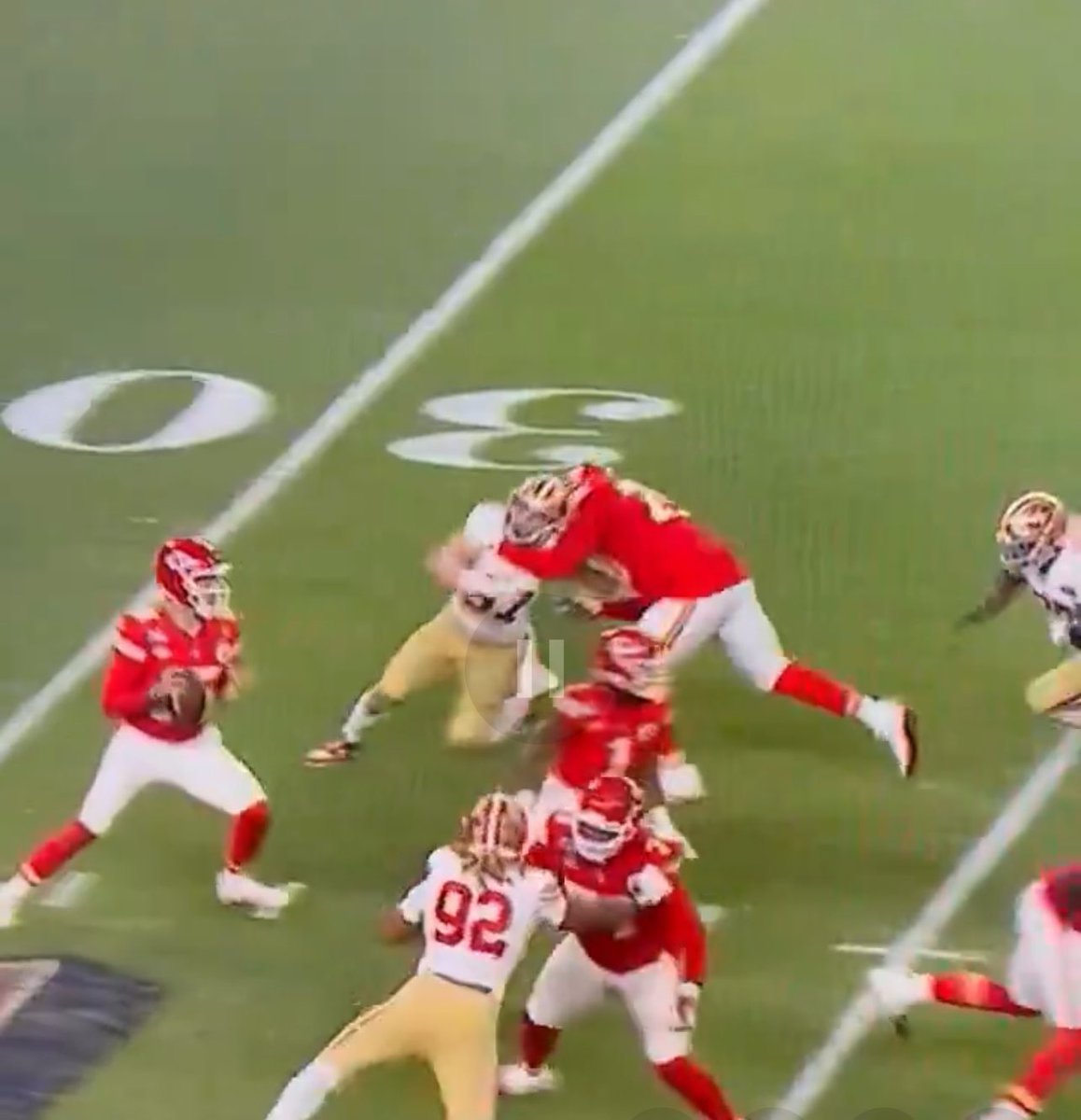 The_StilesFiles's tweet photo. I don’t know who was held tighter during the Super Bowl last night, Nick Bosa or Alicia Keys https://t.co/q7dg3Lpiap
