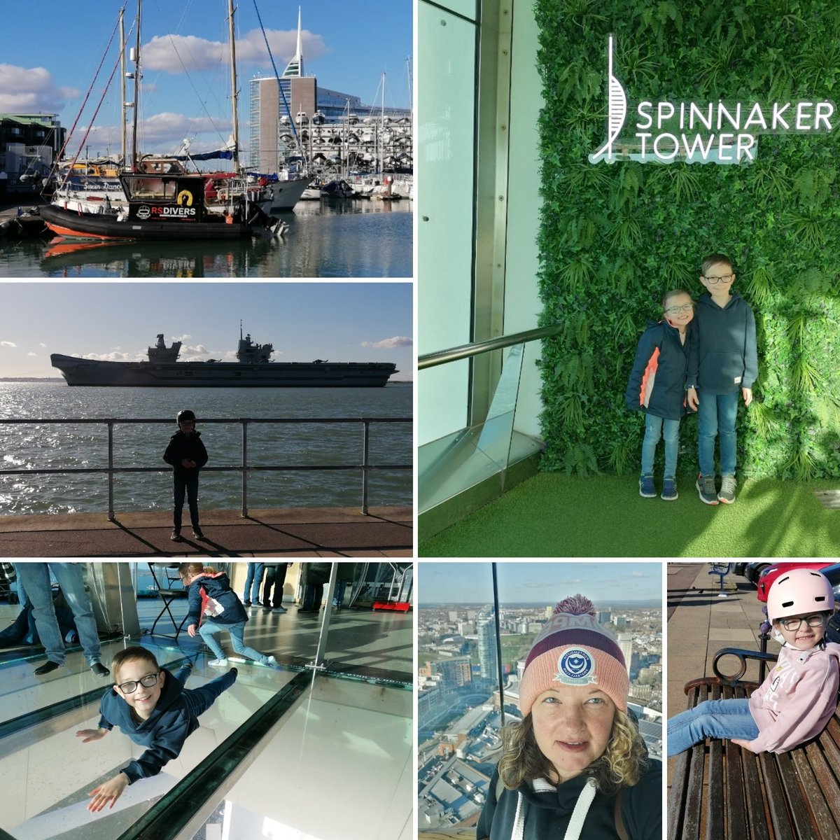 A beautiful day, in my favourite place with two little beauties! Climbing high up the Spinnaker Tower, conquering fears and drinking tea within the sky cafe together!! 😍☀️🚢⚓ #alfiebear #betsyboo #mummyclaris #portsmouthlover #pup