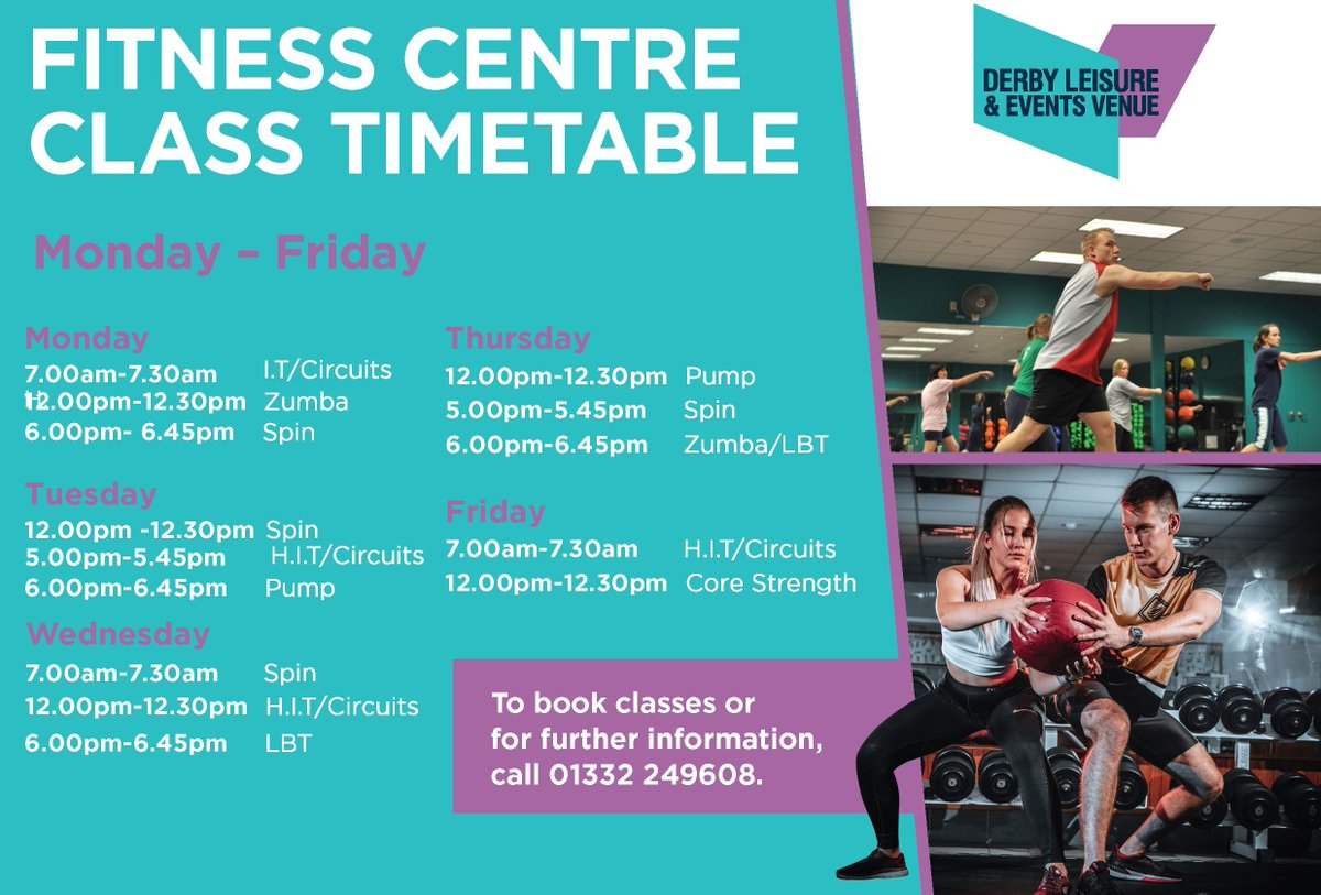 RRLfitness's tweet image. Looking for a #fun way to get #fitter? Join us at the Derby Leisure &amp;amp; Events Venue for #Zumba Classes!

Zumba involves #cardio and #Latin-inspired dance. Classes are free for members and can be booked on the app.