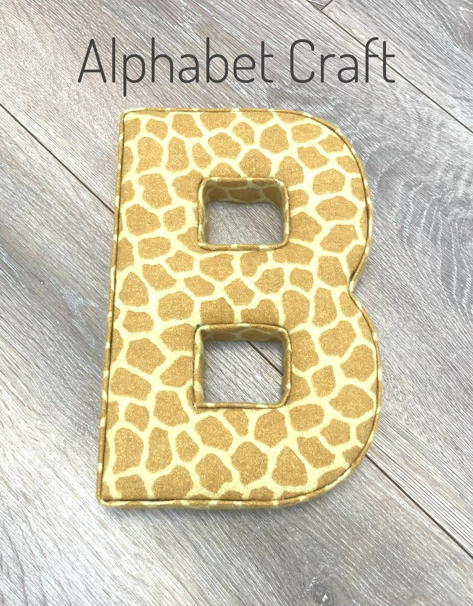 1st letter of 2024 🦒

Each letter is £13.99 plus £4.70 Postage per order, not letter.
If international postage is required, please contact me for a quote
#fabricletters  #handmade #gift #unisex  #giraffe #safari #giftforchildren  #safarinursery #safaridecor #giraffedecor