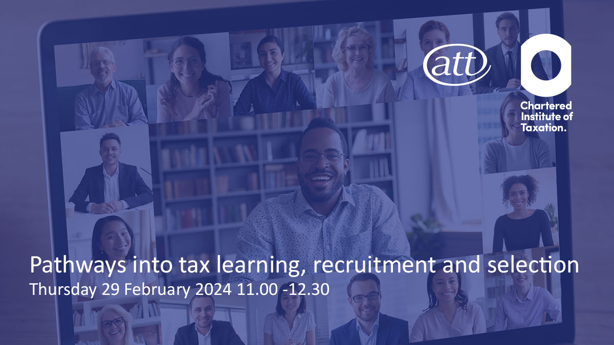 The CIOT and ATT Employer Webinar Series is fast approaching. Book now for Pathways into tax learning, recruitment and selection. Don’t miss out, reserve your place(s) at tax.org.uk/employer-forum…
#recruitment #employersupport #CTA #ATT