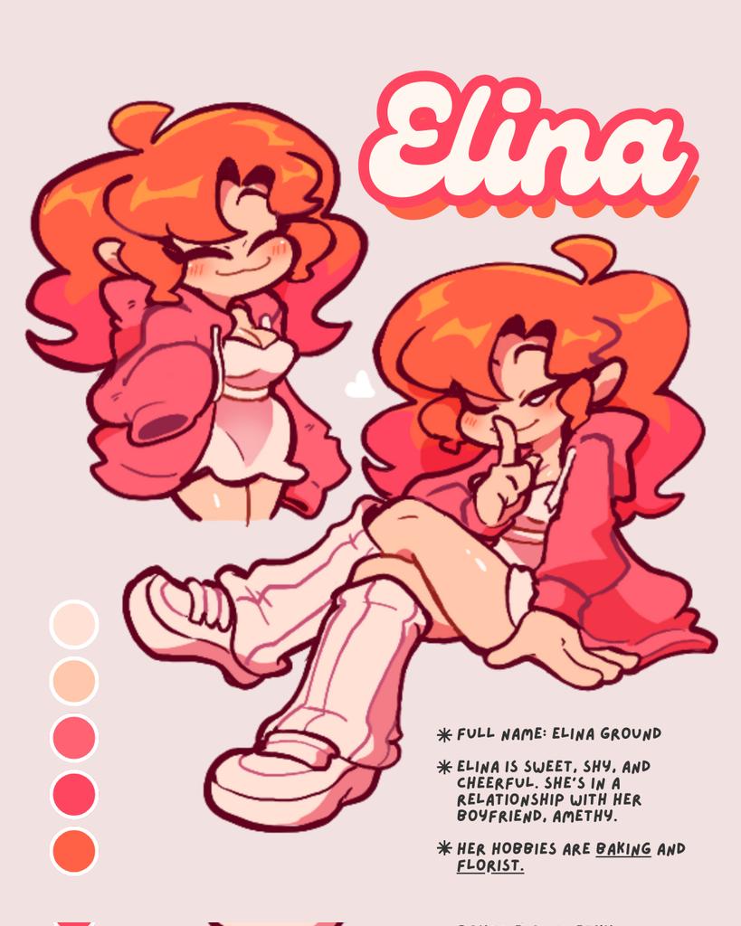 New Character sheet: Elina 🩷
#fnfau