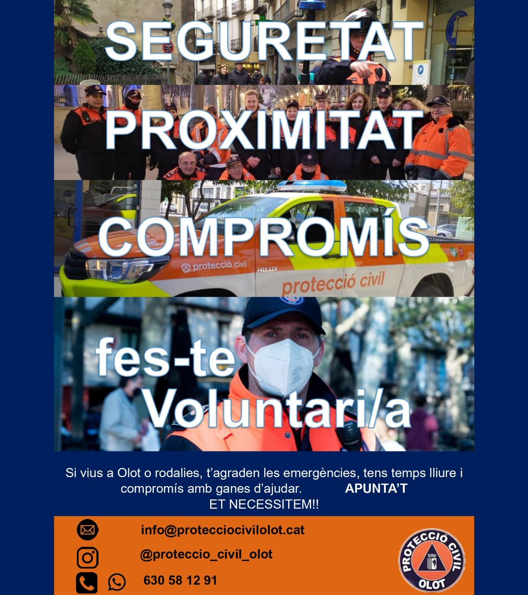Associació de Voluntaris de Protecció Civil d'Olot tweet media