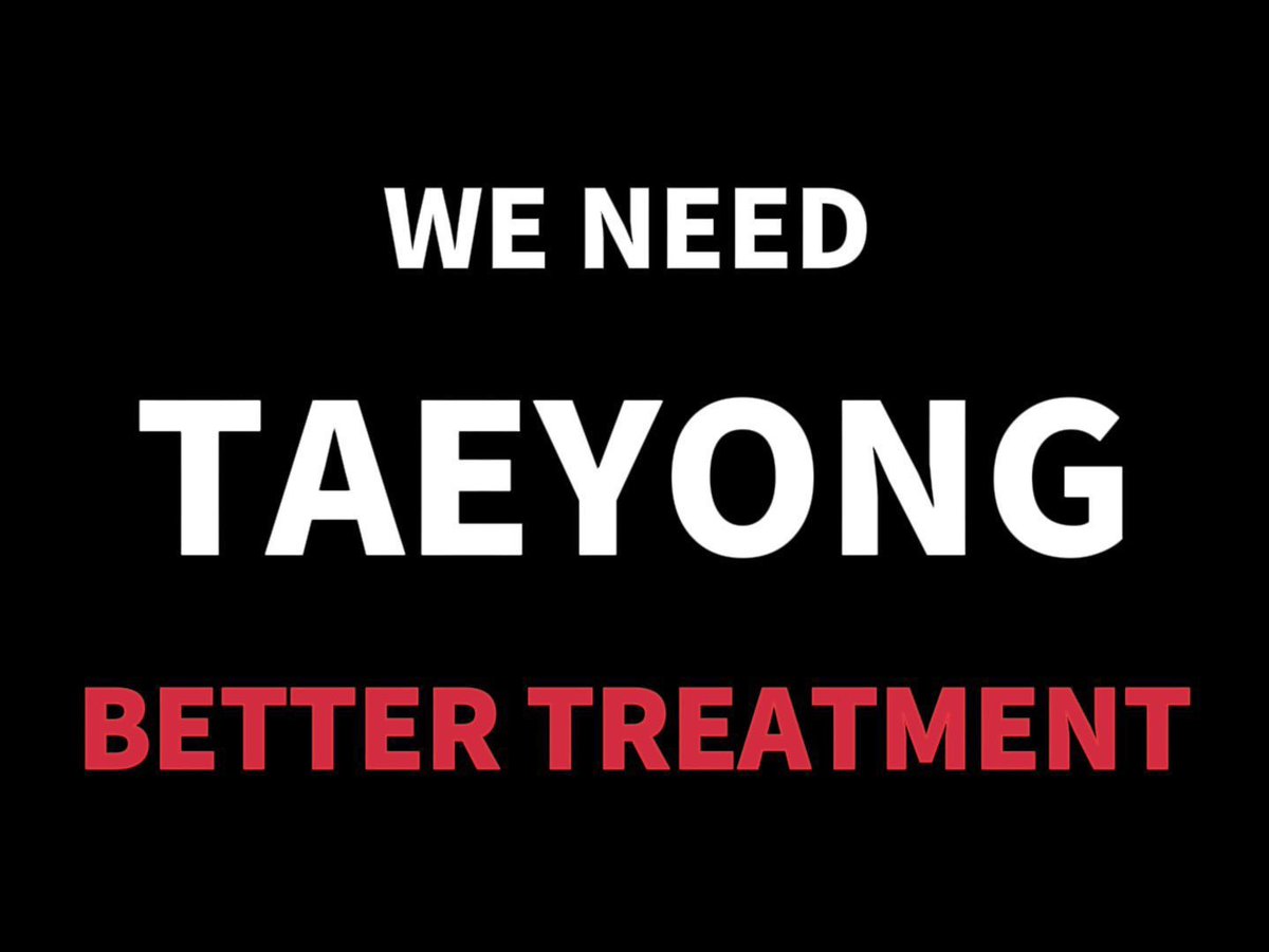 Less than 2 weeks left &amp; still no schedule poster, no teaser, no pre-order links, no layout changes. Taeyong is still an artist under your company and as his fans we demand better treatpromotion for Taeyong ‘TAP’. 

<a href="/SMTOWNGLOBAL/">SMTOWN</a>
#SMTreatTaeyongBetter

#TAEYONG #태용