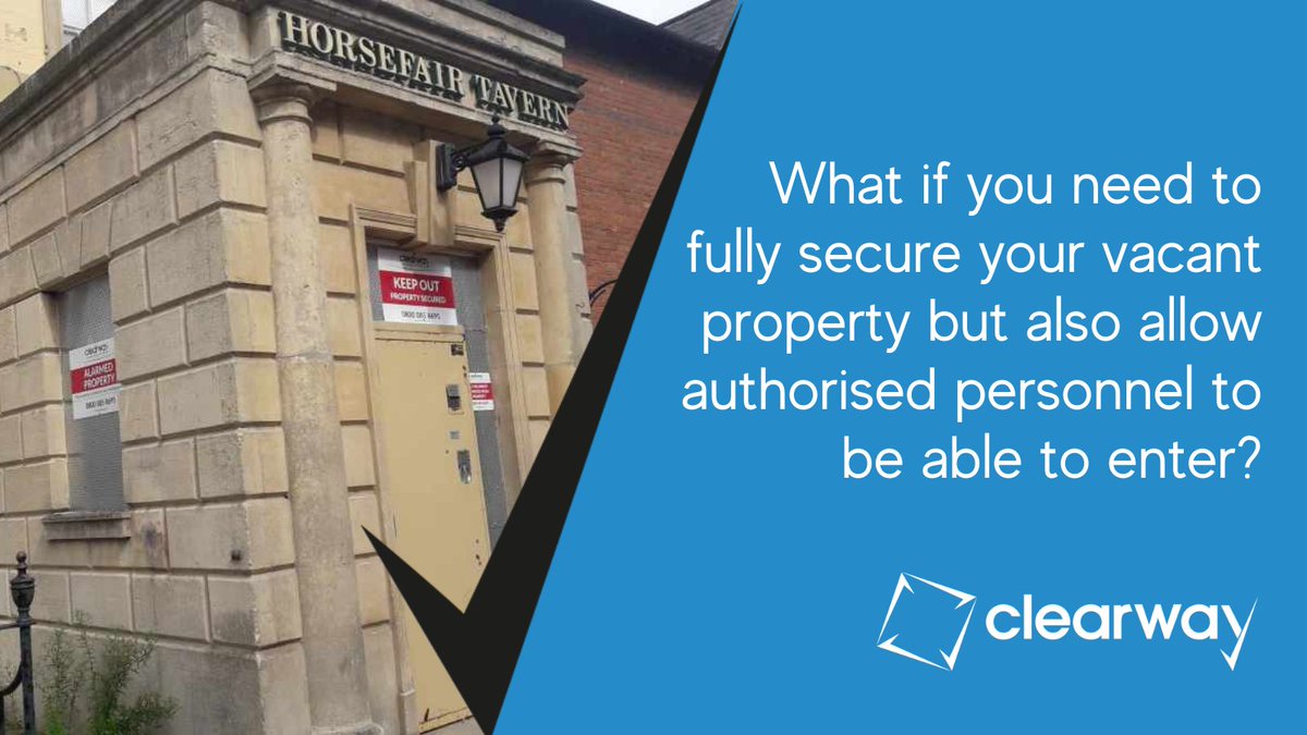 What if you need to fully secure your vacant property but also allow authorised personnel to be able to enter? We have a solution for that. Find out more here: ow.ly/Lhw430sziWW #steeldoor #keylessdoor #vacantproperty