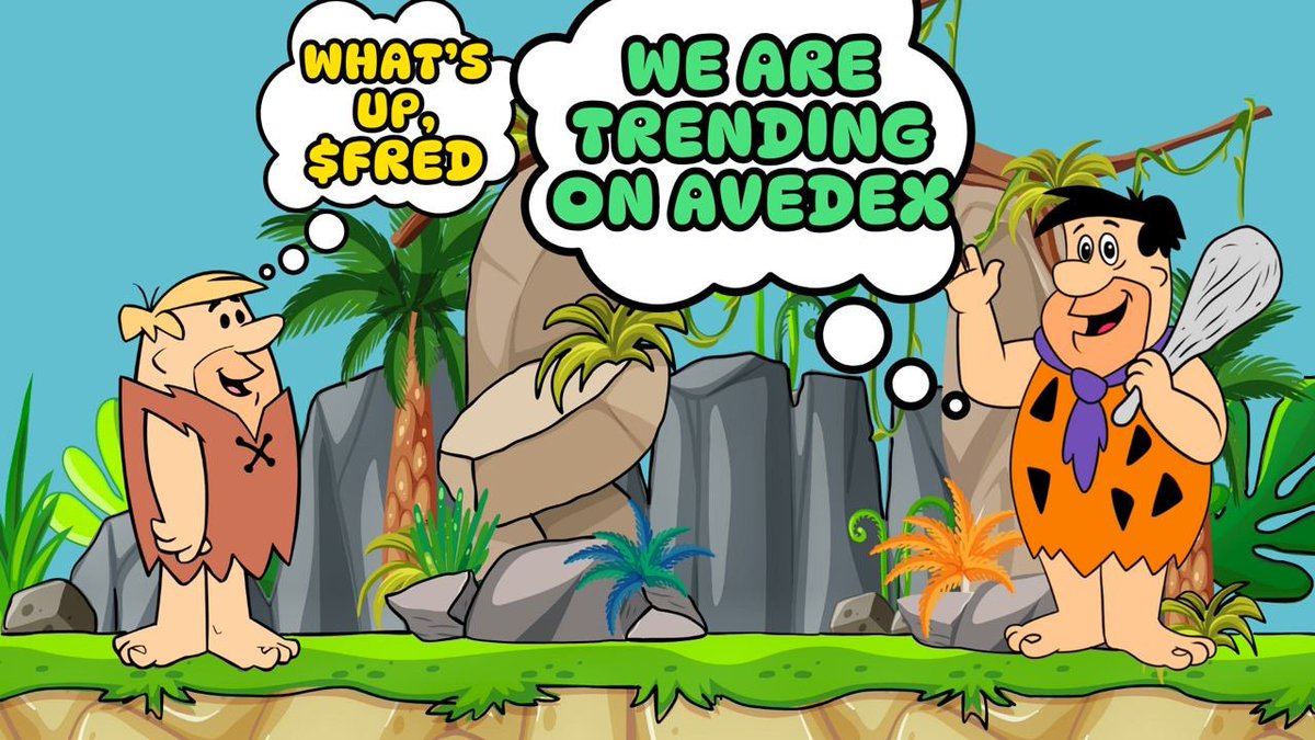 Flintstone_BNB's tweet photo. $FRED IS NOW TRENDING ON AVEDEX

https://t.co/3e1ssD6Qql

Its just started, If you have remembered $GAMERFI, Then you know how we works 😉 HOLD SHILL AND SUPPORT https://t.co/3MNJgNYF7g