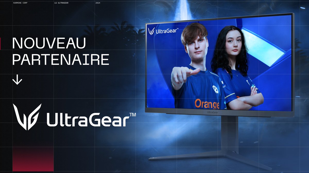 Faites de la place, la famille Karmine Corp s'agrandit aujourd'hui encore ! 🕺

<a href="/LGUltraGearFR/">KC LG UltraGear FR</a> nous rejoint en tant que partenaire monitor/display pour une durée d'un an ! #KCORP