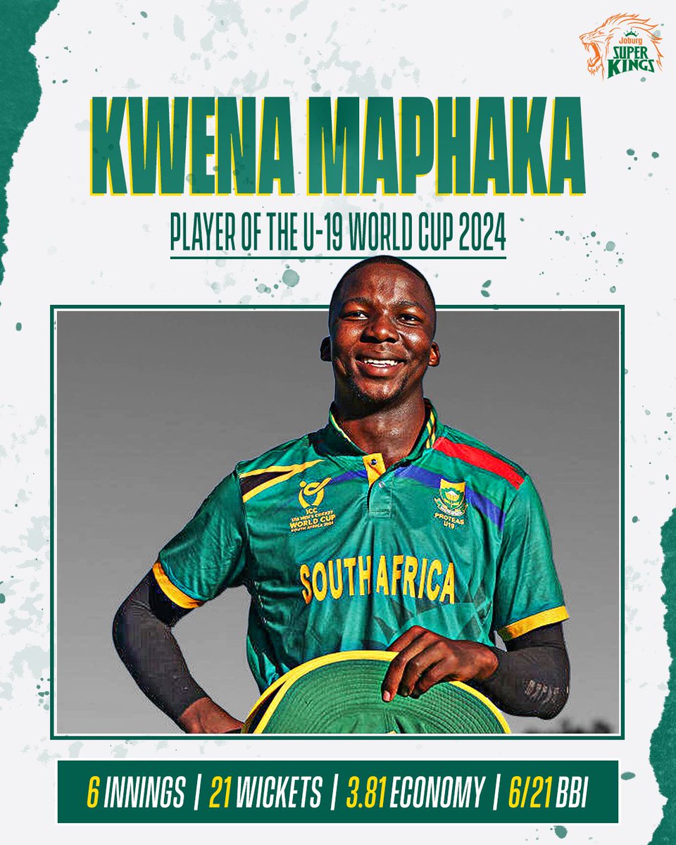 KWENA MAPHAKA - Remember the Name 💪🏻🔥

#U19WorldCup