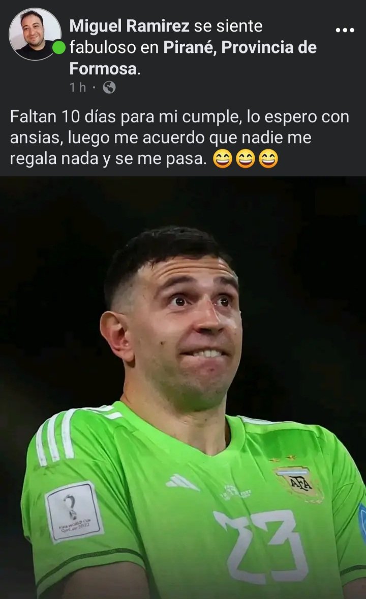IsMiguelRamirez's tweet photo. 10 días para mi cumple! https://t.co/qZ44WTTDX8