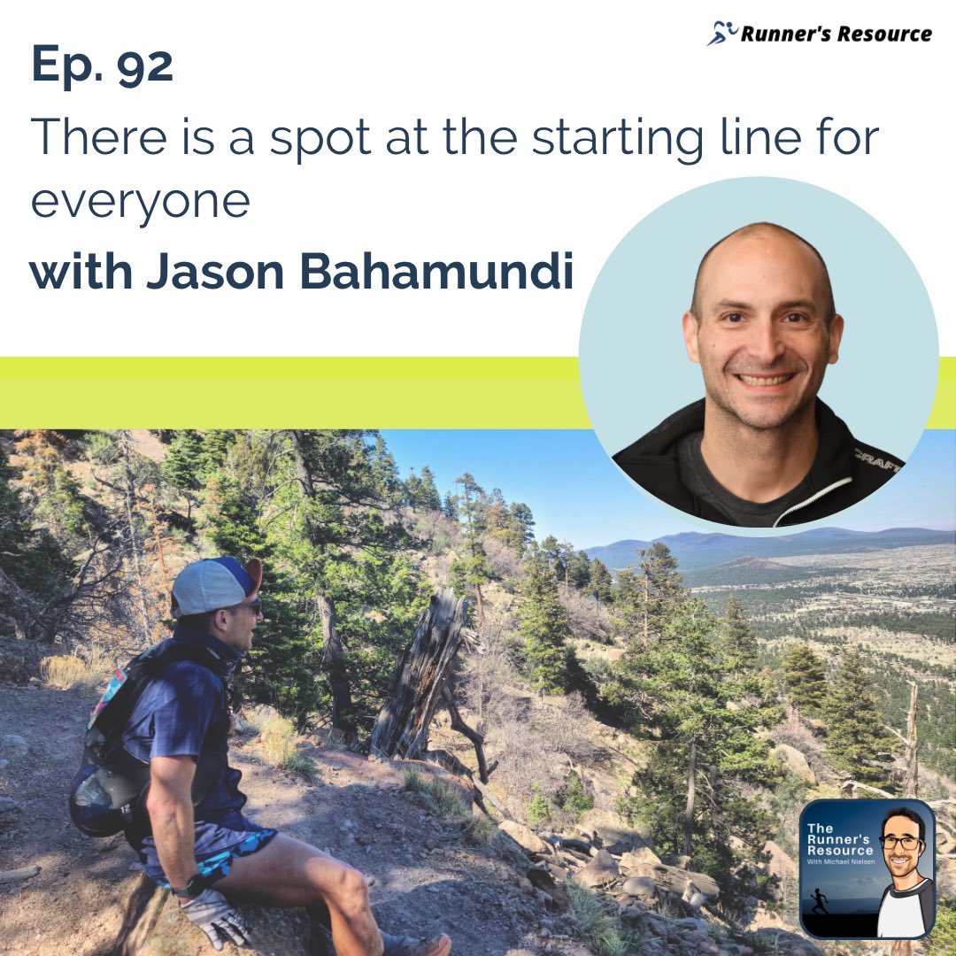 New Episode 🚨 Jason Bahamundi the founder of @RunTriMag Proving there is a spot at the starting line for everybody and every body ⁣ Episode Highlights:⁣ ⁣ •Tips for beginners running their first ultra marathon •We discus how not everyone is training for a gold medal