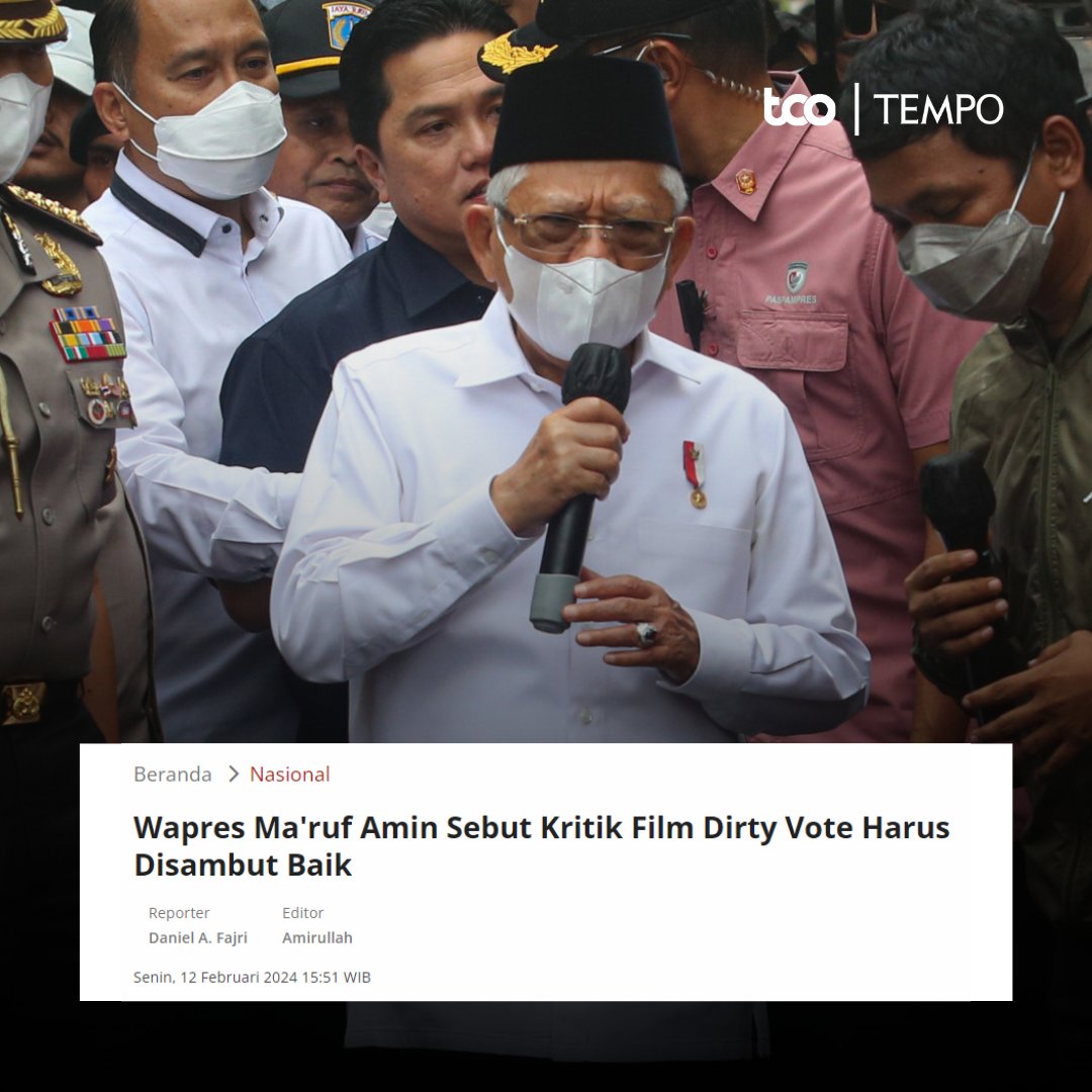 #OrdeBaruBangkit
#DirtyVote

<a href="/aniesbaswedan/">Anies Rasyid Baswedan</a>
<a href="/cakimiNOW/">A Muhaimin Iskandar</a>