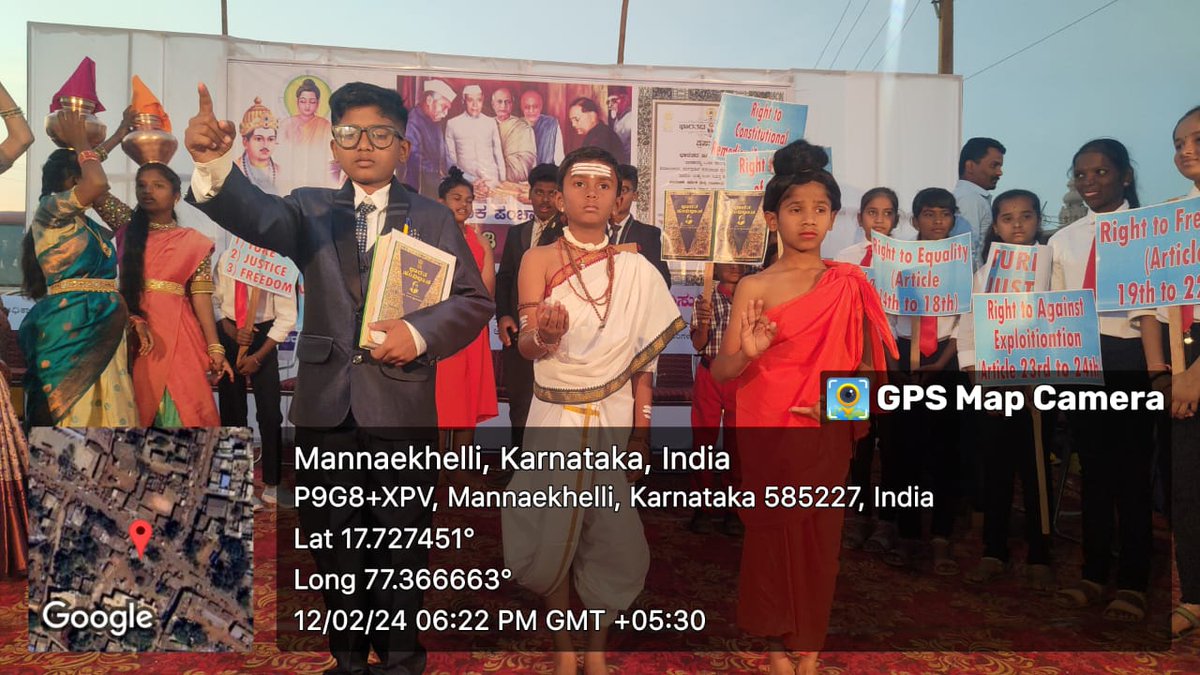 BidarDdswd's tweet photo. Students Dance on Lambani Costume at Manna-E-Khelli GP, Chitguppa Taluka, Bidar District.
#ConstitutionConventionKarnataka2024 https://t.co/cE7zKSq2gp