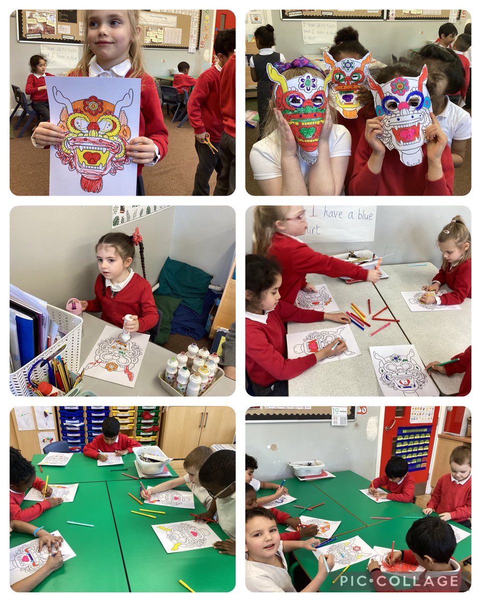 knightontmet's tweet photo. #Macaulayclass have been celebrating Chinese new year today - the year of the dragon ๐ we created dragon masks and learnt how the new year is celebrated #community#creativity https://t.co/w6jpaCDzCX