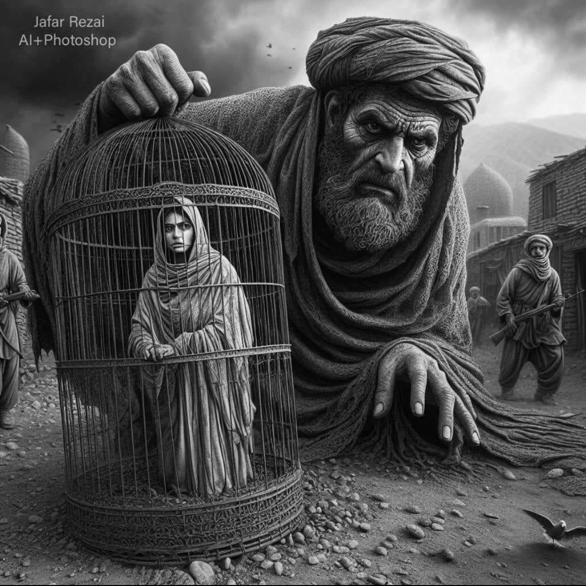 HerChoice44's tweet photo. Never forget the #women in #Afghanistan, trapped for 2.5 years under the #oppressive rule of the #Taliban, losing their rights and confined like #caged souls. 💔 

#AfghanistanWomen #HumanRights  #NeverForget #StandWithWomen https://t.co/s2LZSmXbWm